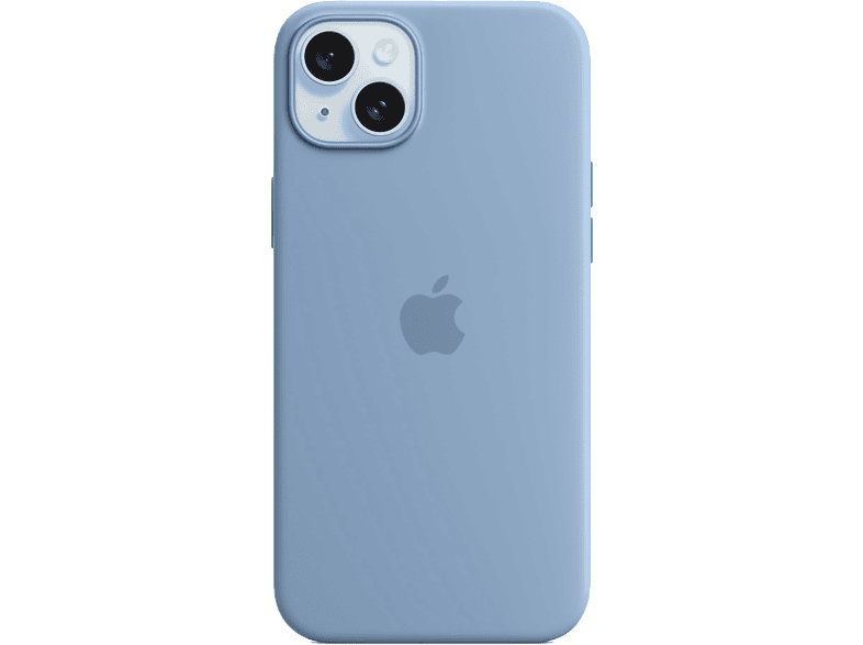 APPLE Funda de silicona con MagSafe para iPhone 15 Azul invierno