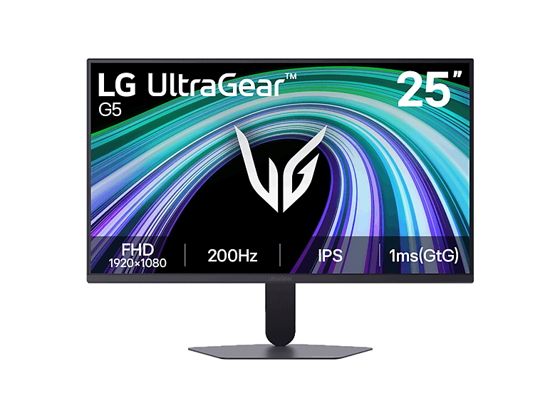 LG UltraGear™ G5 25G523B-B 24.4 Full-HD 200 Hz 1 ms IPS Negro