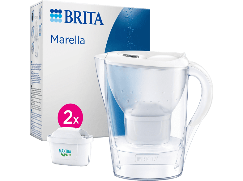 Brita Marella 2F MXPRO 2.4 l + 2 filtros Maxtra Pro Blanco