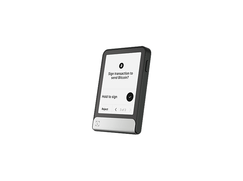Ledger Flex™ 70$ Bitcoin Pantalla táctil de E Ink® 2.84 Bluetooth Batería 200 mAh Gris