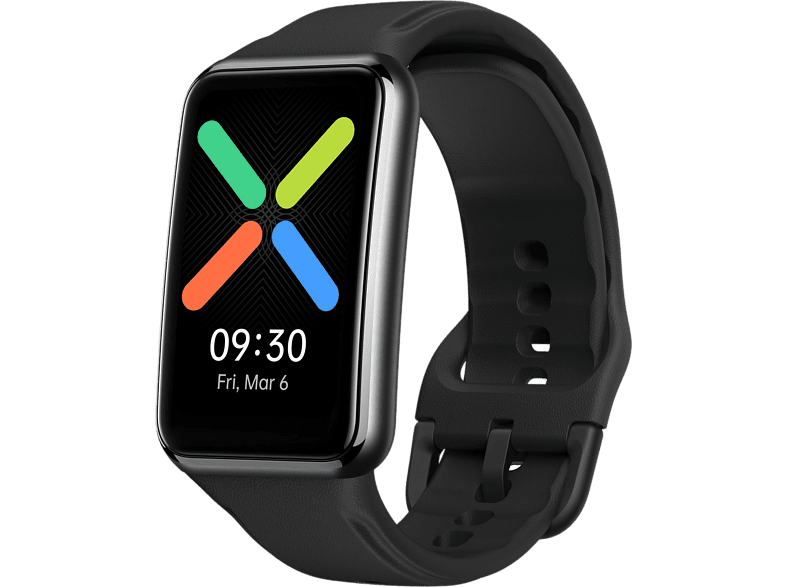 OPPO Watch Free AMOLED 1.64 14 días SpO2 Resistencia al agua Cristal 2,5D / PC Negro