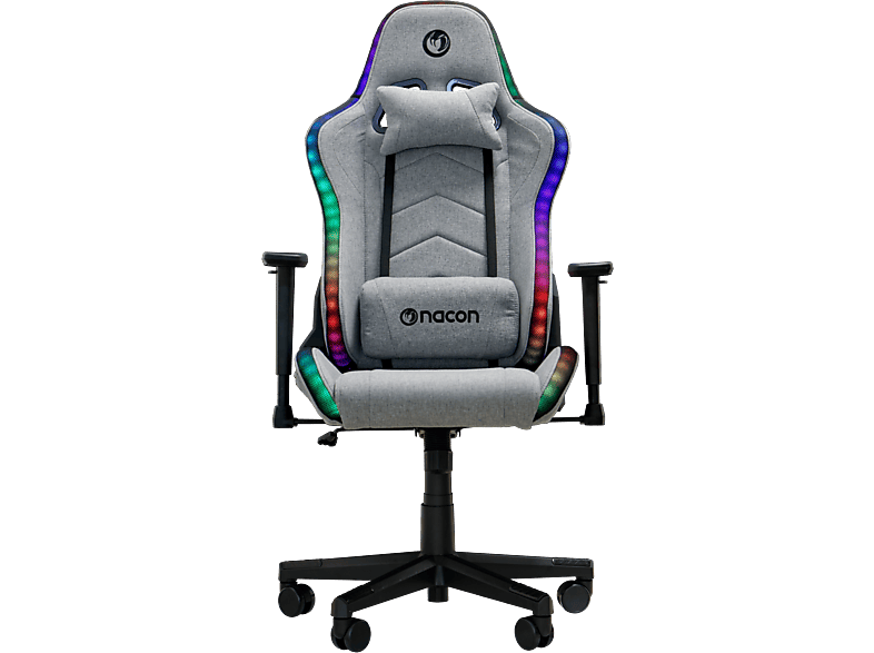 Nacon CH-675 3D (ajustable en altura anchura y profundidad) Hasta 120 kg Iluminación RGB Gris y multicolor