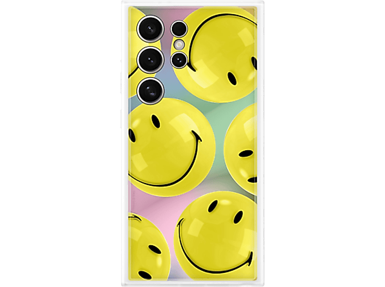 Samsung para Galaxy S24 Ultra Flipsuit Smiley Amarillo
