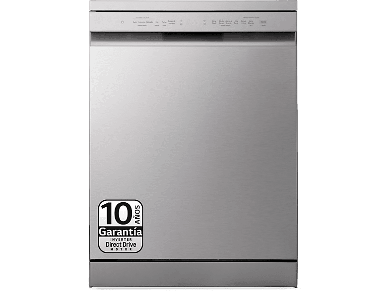 LG DF243FV 14 servicios 9 programas 60 cm QuadWash™  EasyRack™ Inox antihuellas