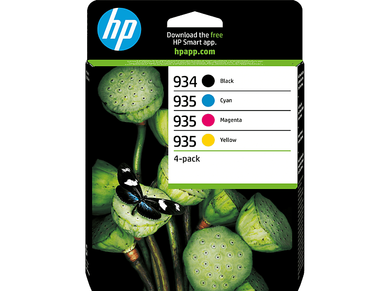 HP 934 Combo 2 Pack Negro/Tricolor Hasta 400 páginas en B/N Hasta 400 páginas a color