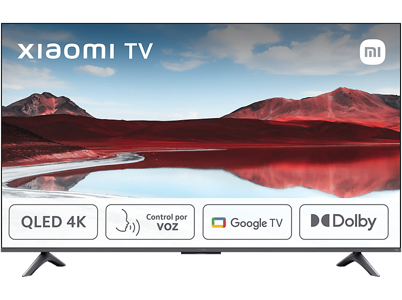 Xiaomi A PRO 2025 65 QLED 4K Smart TV (Google TV) Dolby Vision Control por voz Black