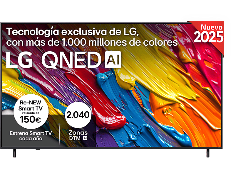 LG 86QNED82A6B UHD 4K Procesador Inteligente α7 AI Processor 4K Gen8 Smart TV DVB-T2 (H.265) Ashed Blue