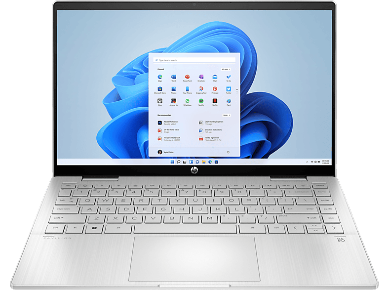 HP  Pavilion x360 14-ek2002ns 14 Full HD Intel® Core™ 7 150U 16GB RAM 1TB SSD Gráficos Intel® W11 H Plata