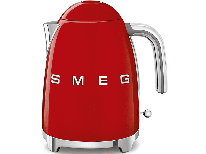 Smeg KLF03RDEU 1.7 l Retro 2400 W Con cable Acero inoxidable Rotación 360º Rojo
