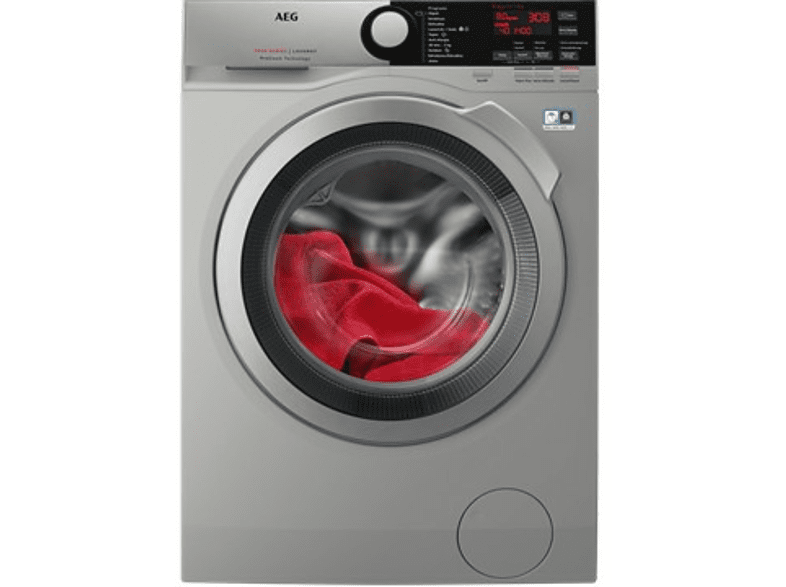 AEG L7FEE842S 8 Kg Programas de vapor 1400 rpm Gris