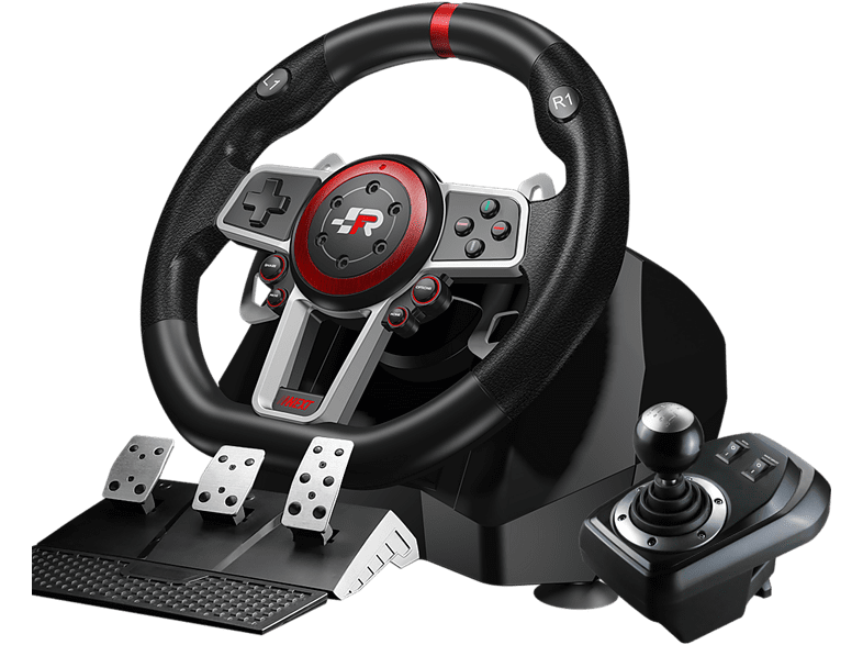 FR-TEC Suzuka Elite Next Wheel Con pedales Sensor electromagnético Multiplataforma Negro