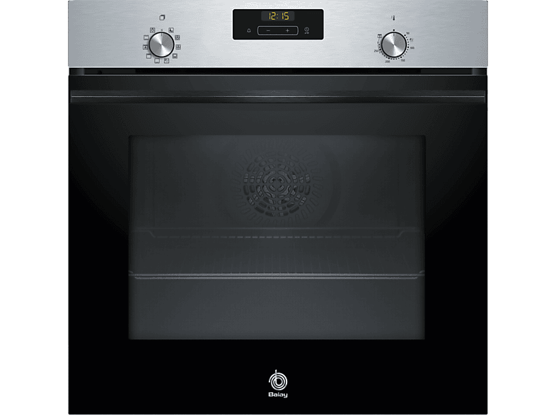 Balay 3HB4131X3 Serie Acero Multifunción Limpieza hidrolítica 71 l Aire caliente 3D Profesional Display LED 60 cm Inox