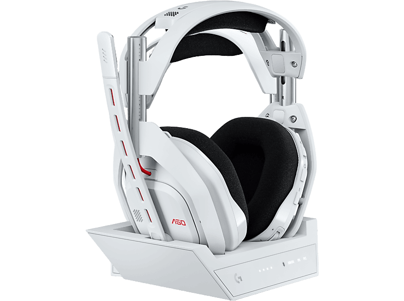 Logitech G ASTRO A50 Gen 5 + Estación base PlaySync Audio Inalámbrico Micrófono 48kHz PC-PS-Nintendo-Xbox Lightspeed Blanco