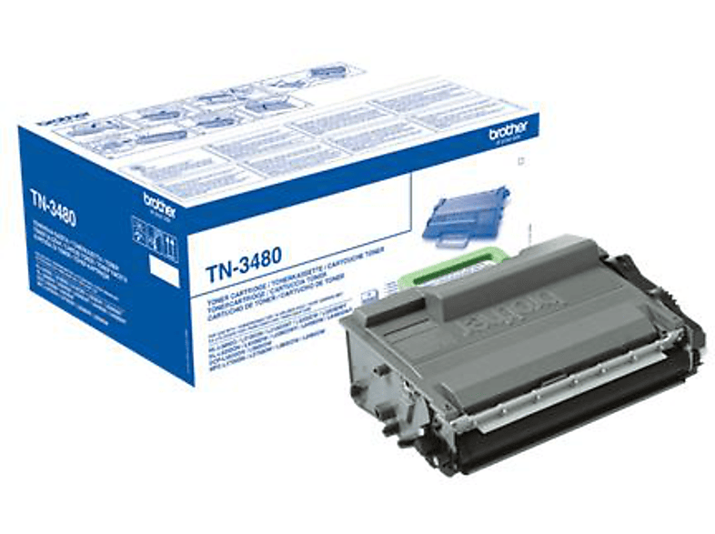 Brother TN-3480 Cartucho 8000páginas Negro tóner y cartucho láser