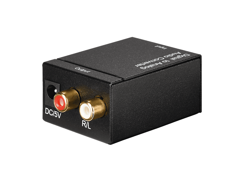 ISY IAU-1005 Conversor Toslink/Coaxial Audio in a Coaxial Audio out Plug & Play Negro