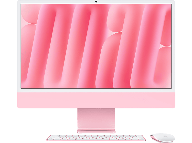 Apple iMac (2024) 24 Retina 4.5K Chip M4 CPU de 8 núcleos GPU de 8 núcleos 16GB de RAM 256 GB de SSD Rosa