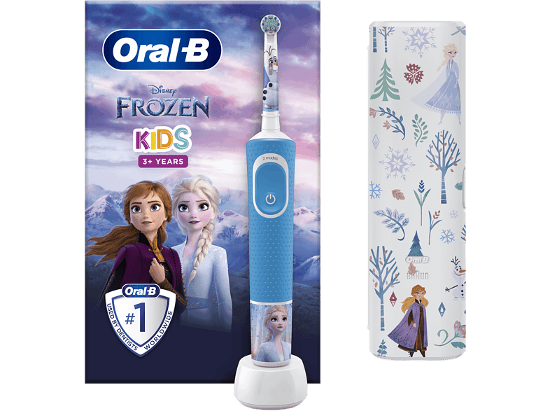 Oral-B Kids Cepillo Eléctrico Diseño de Frozen 2 modos de cepillado Tecnología Braun