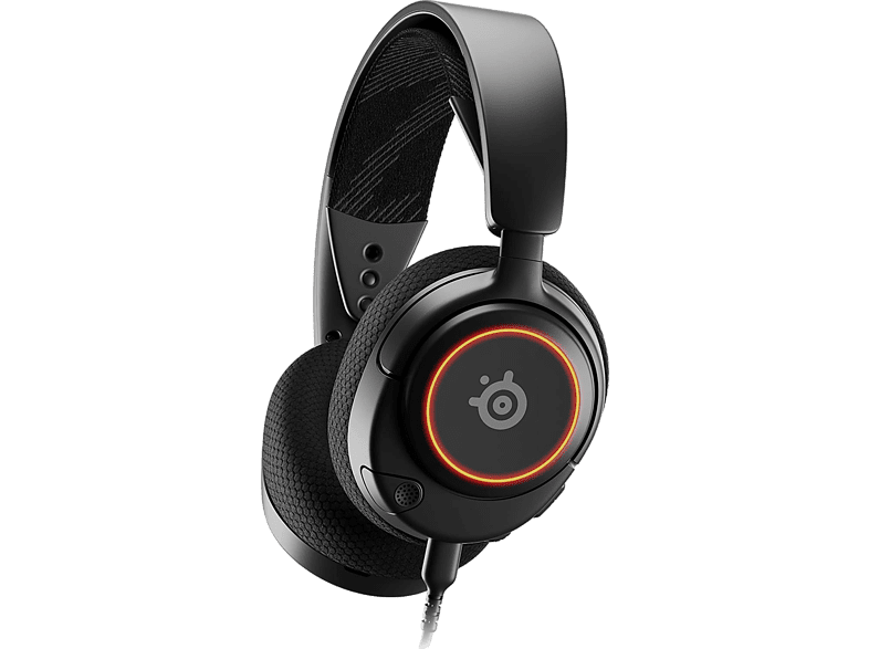 Steel Series Arctis Nova 3 Controladores Hi-Fi Luces RGB Negro