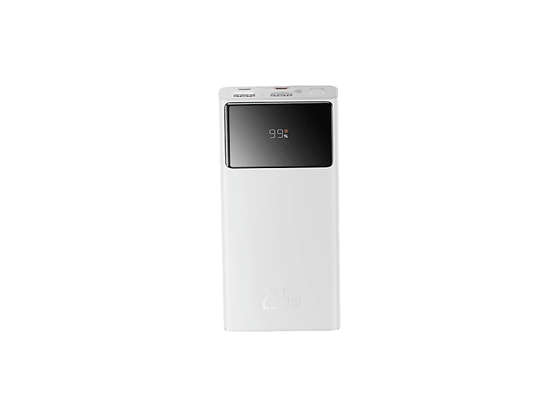 Baseus STAR-LORD 30000mAh 22.5W Carga rápida y simultánea Con pantalla LED USB a Tipo C Blanco