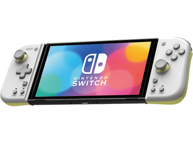 Hori Split Pad Compact Para Nintendo Switch Joy-Con Blanco y amarillo
