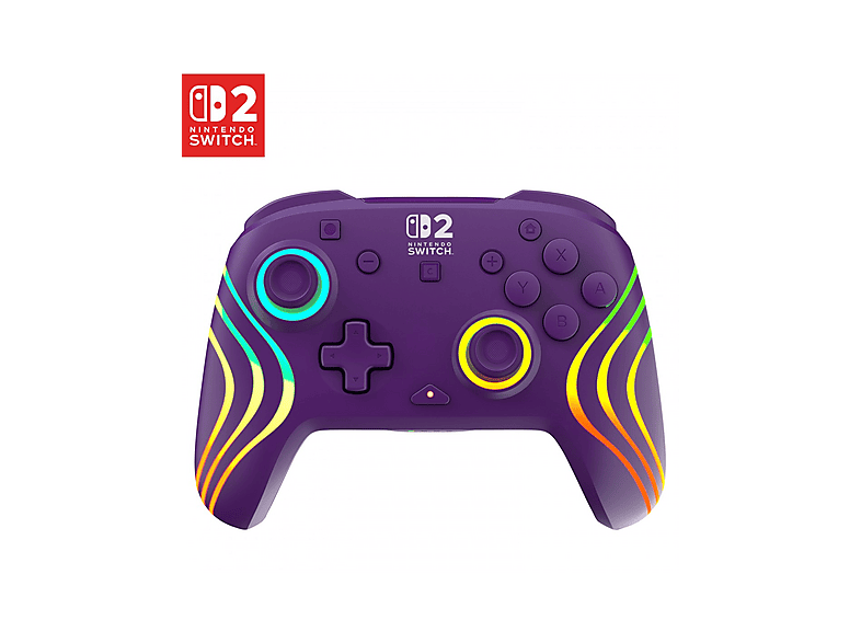 Turtle Beach Afterglow™ Wave Wireless Controller Para Nintendo Switch / Switch Lite / Switch OLED / Switch 2 Morado
