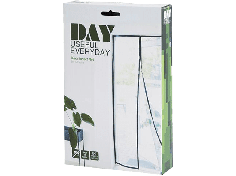 CMP Paris 100x210 CM Para puerta 9 imanes Negro