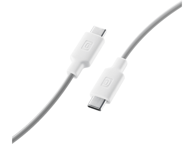 CellularLine Stylecolor USB-C to USB-C 1 m Blanco