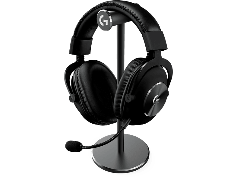 Logitech G PRO X + HS STAND Con cable Micrófono BLUE VO!CE Reducción de ruido DTS HEADPHONE:X 2.0 Transductores 50 mm Negro