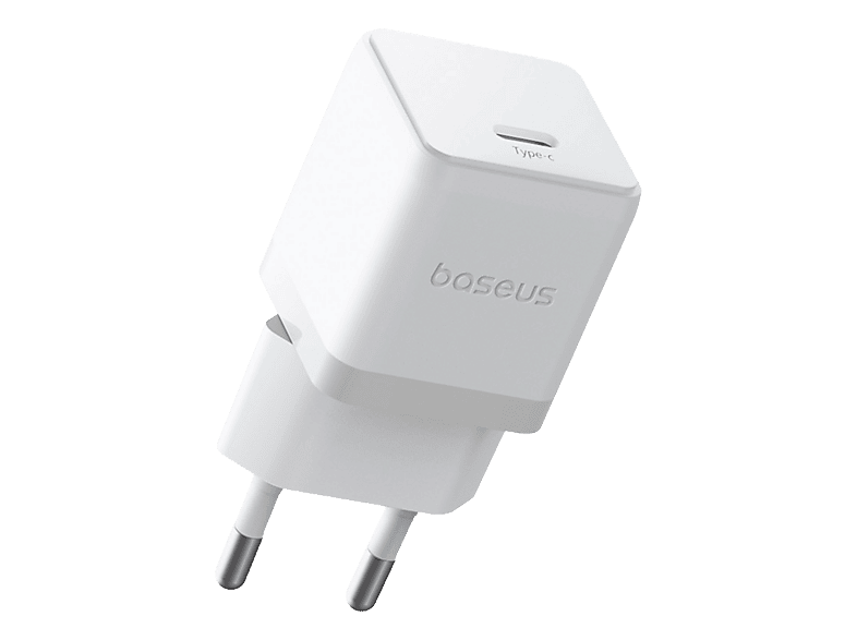 Baseus PALM 20W Kit con cable 60W y 100 cm Carga ultrarrápida Control de temperatura Universal Blanco
