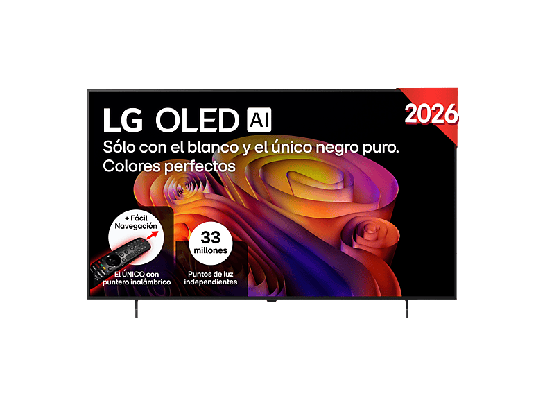 LG OLED55B6ELC OLED 4K Procesador Inteligente α8 AI Processor 4K Gen3 Smart TV DVB-T2 (H.265) Negro