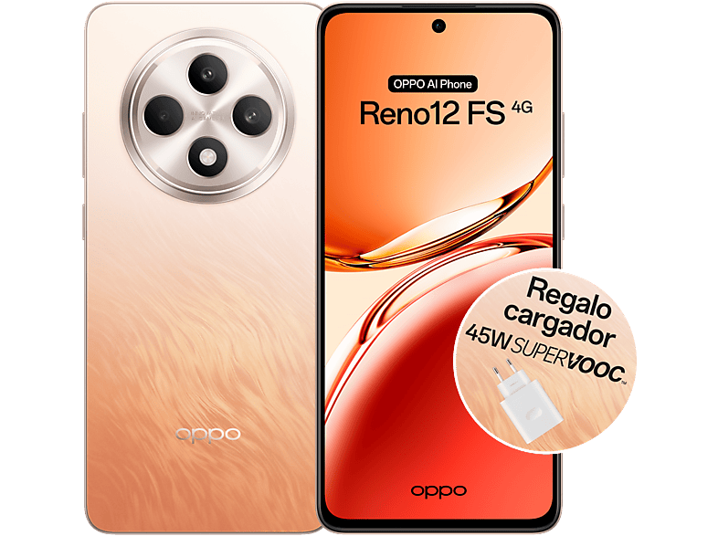 OPPO Reno 12 FS 4G Amber Orange 512 GB 8 GB RAM 6.67 AMOLED Full HD+ 120 Hz Qualcomm® Snapdragon 685 5000 mAh Android