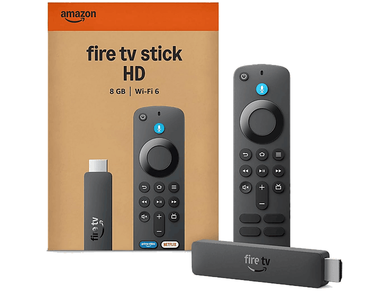 Amazon Fire TV Stick HD (2026) Mando por voz Alexa Reproduce contenido Full HD streaming TV gratuita y en directo Negro
