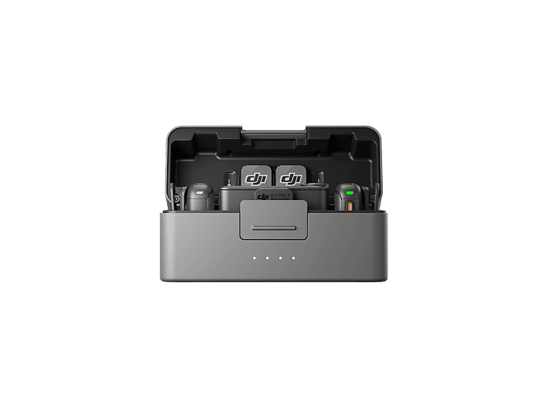 DJI MIC 3 (2 TX + 1 RX + Estuche de carga) Inalámbrico Cancelación de ruido avanzada 28h Autonomía Negro