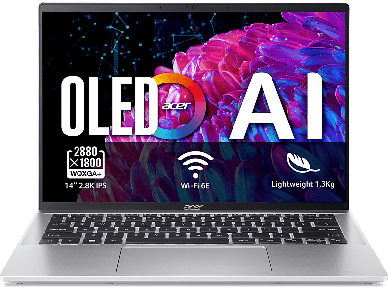 Acer Swift Go 14 SFG14-72 14 OLED 2.8K SlimBezel Intel® Evo™ Edition Core™ Ultra 7-155H 16GB RAM 512GB SSD Arc® GPU Windows 11 Home