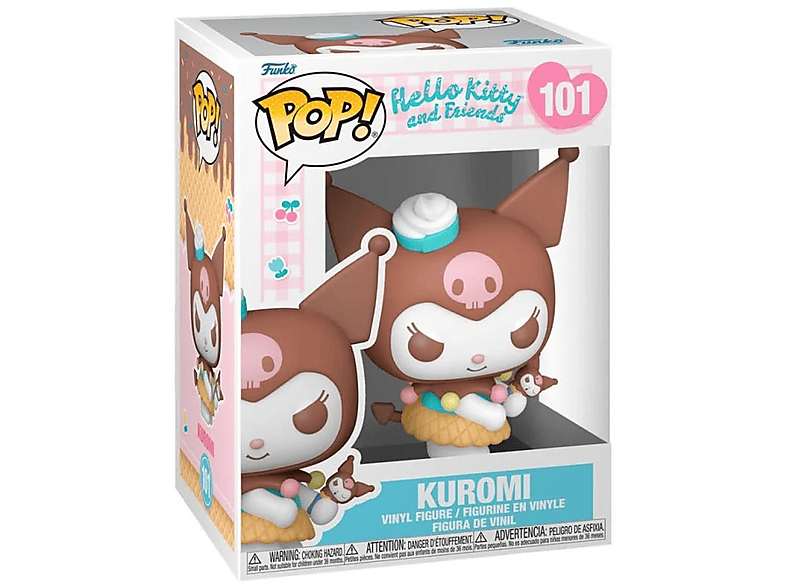 Hello Kitty - Sanrio Kuromi con Helado Vinilo 9 cm