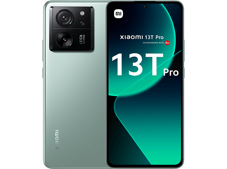 Xiaomi 13T Pro Verde 512 GB 12 GB RAM 6,67 144Hz 6.67 CrystalRes AMOLED DotDisplay Mediateck Dimensity 9200+ 5000 mAh Android