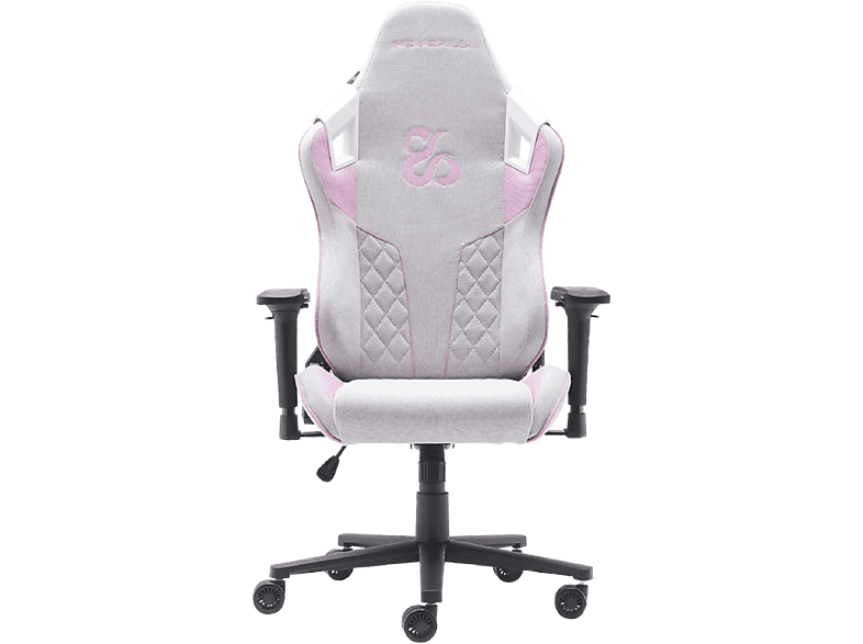 Newskill Takamikura V2 Reposabrazos 4D Tela Transpirable Cojines Lumbar y Cervical Reclinable en 180º Hasta 136 kg Rosa