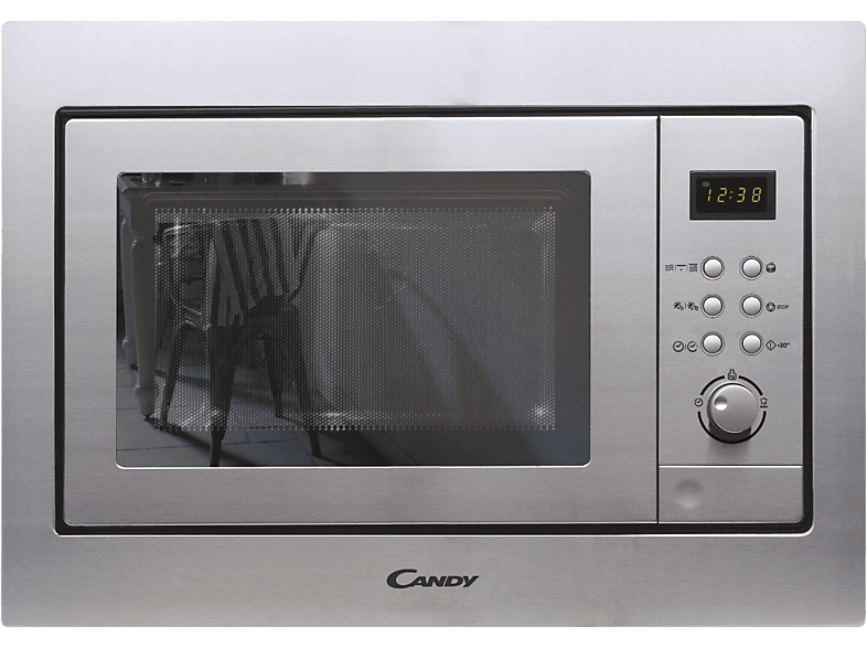 Candy CMGI201EX  800 W  8 Niveles Plato giratorio 24.5 cm 20 l Inox
