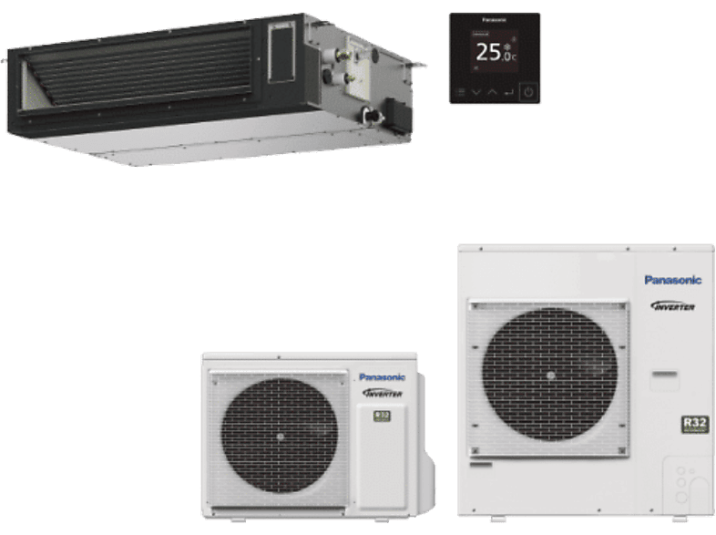 Panasonic KIT-100PF3Z5-6 Split 1x1 9724 fg/h Bomba de calor Blanco