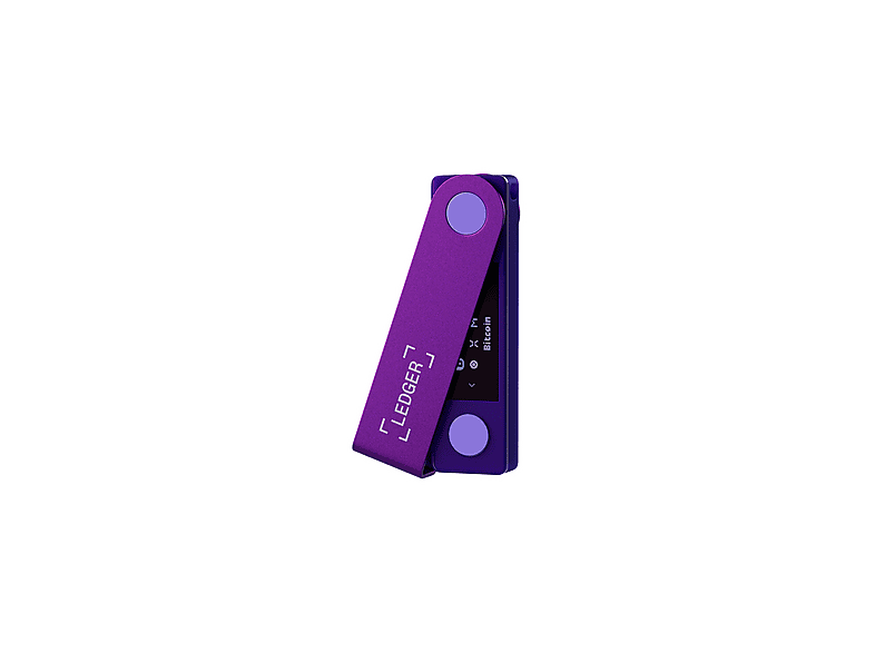 Ledger Nano X USB-C Bluetooth Pantalla 1.09 OLED Amatista