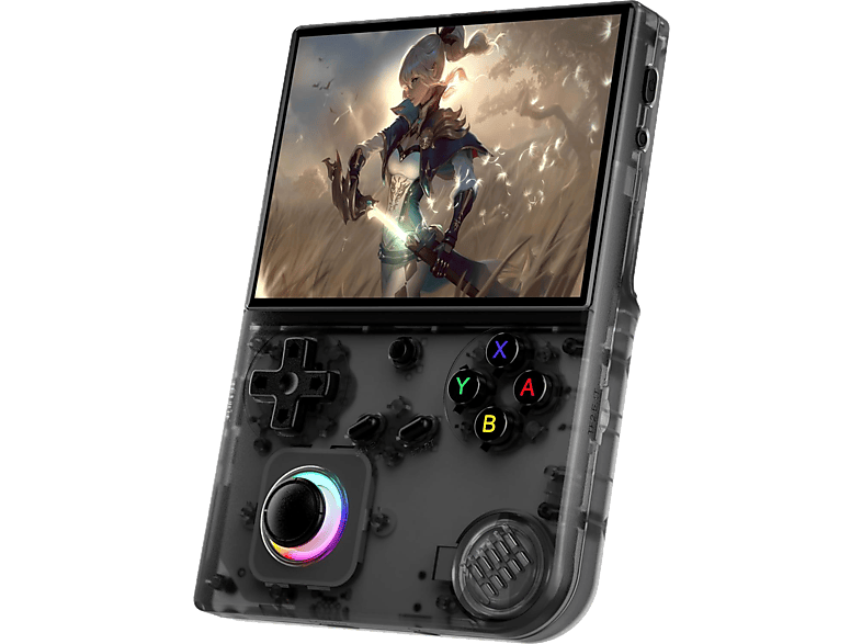 Anbernic RG40XXV 4 IPS Tarjeta 64 GB incorporada Luz RGB Compatible salida TV Wi-Fi Bluetooth Negro