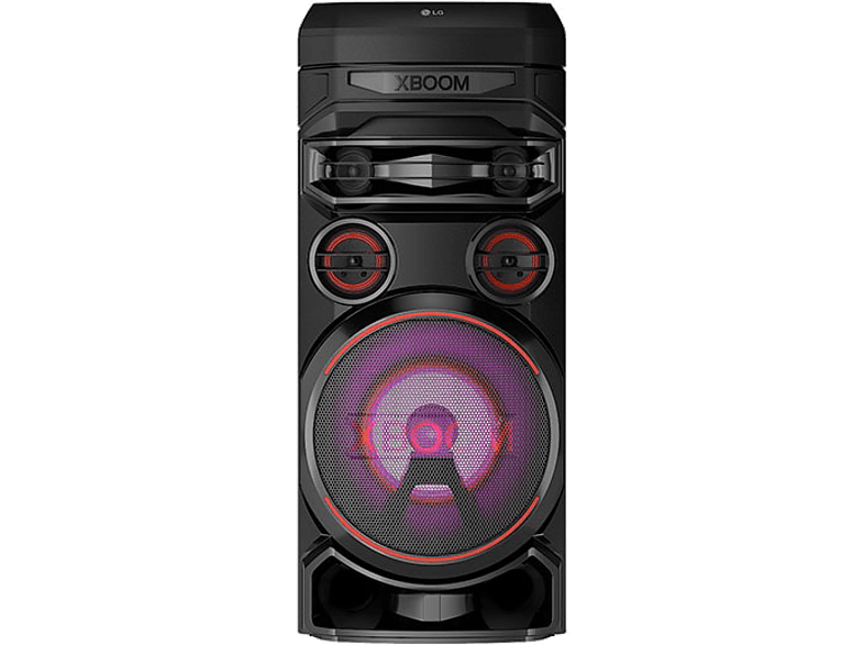 LG RNC7 Luces Multi Color Efectos DJ. Función karaoke. Efectos de Voz Negro