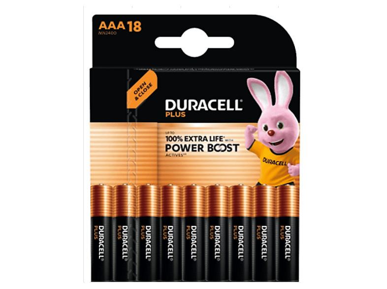 Duracell LR03 AAA Pack de 18