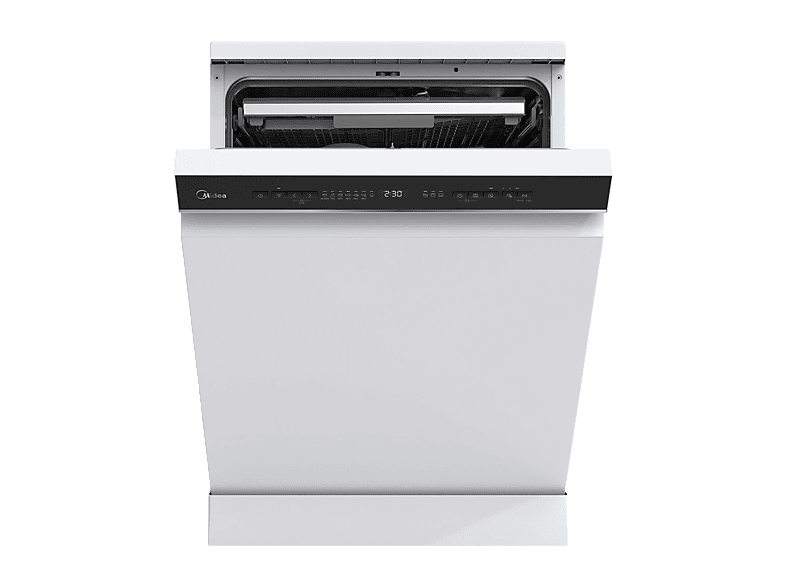 Midea MDWEF1433DW-WA 14 Servicios 6+3 Programas 59.8 cm Ancho WiFi Auto Door Open BLDC Motor Blanco