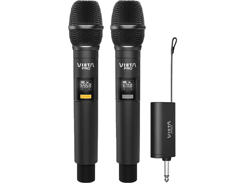 Vieta Pro Party Mic Duo -25 db Inlámbrico Negro