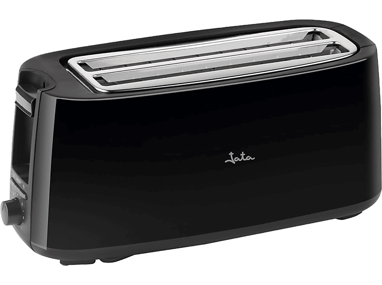 Jata JETT1585 1400W 2 ranuras 7 niveles de tostado Función descongelación Bandeja recogemigas Negro