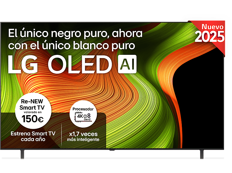 LG OLED77B56LA OLED 4K Procesador Inteligente α8 AI Processor 4K Gen2 Smart TV DVB-T2 (H.265) Umber Brown