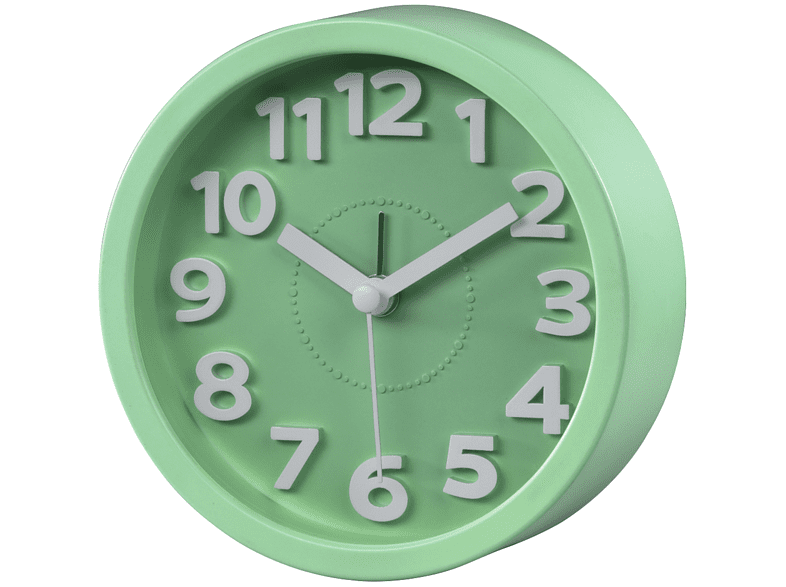 Hama Retro Vintage Alarma Analógico Pila AA Verde