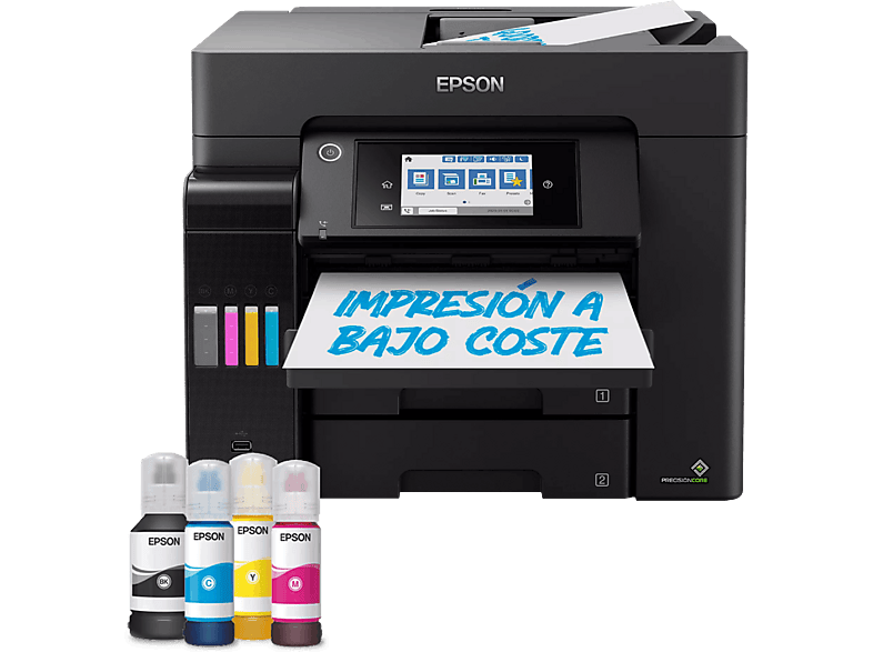 Epson EcoTank ET-5855 Multifunción A4 Fax Pantalla Táctil ADF Negro