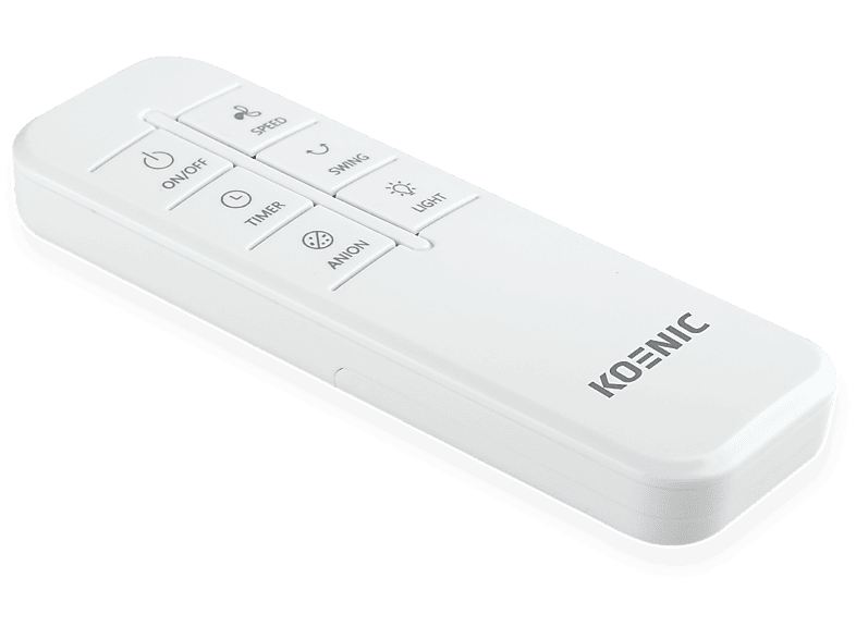 Koenic KTF 301225 30W 12 Velocidades Temporizador 12h Mando a distancia Blanco